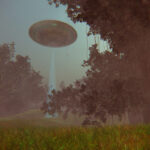 Illustration depicting what a UFO might look like (Canva)