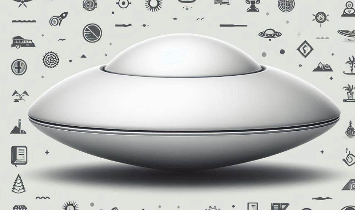 Egg shaped vehicle UFO